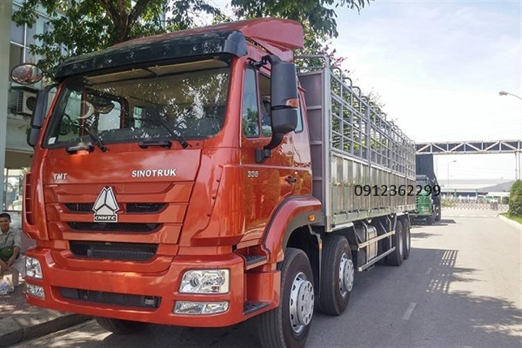 	Xe tải thùng Howo 4 chân 336hp